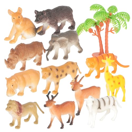 MUCKLILY 12Stücke Teiliges Kleine Tierfiguren aus Waldtiere für Dekoration und Geburtstagsfeiern Langlebig und Sicher Kreatives Design für Spiel MUCKLILY 12Stücke Teiliges Kleine Tierfiguren aus Waldtiere für Dekoration und Geburtstagsfeiern Langlebig und Sicher Kreatives Design für Spiel von MUCKLILY