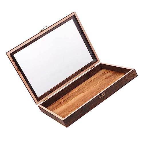 MUCKLILY 1Pc Box Insektenprobenbox Vitrine Behälter Für Proben Rechteckiger Displaybehälter Pflanzenprobenhalter Holz MUCKLILY 1Pc Box Insektenprobenbox Vitrine Behälter Für Proben Rechteckiger Displaybehälter Pflanzenprobenhalter Holz von MUCKLILY