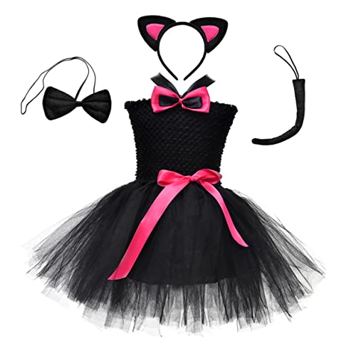 MUCKLILY 1Satz Halloween Tutu für Kätzchen Design Ärmelloses Kostüm für Bühnenauftritte Fasching für Alter von Jahren Atmungsaktiv MUCKLILY 1Satz Halloween Tutu für Kätzchen Design Ärmelloses Kostüm für Bühnenauftritte Fasching für Alter von Jahren Atmungsaktiv von MUCKLILY