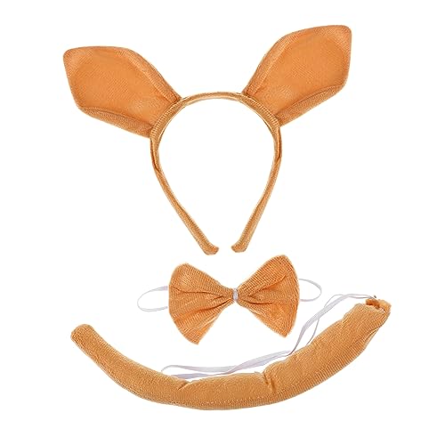 MUCKLILY 1Satz Kostüm Set mit Ohrenstirnband Teiliges Tierkostüm für Fasching Halloween und Cosplay Foto Requisiten für Unvergessliche Partys und Veranstaltungen MUCKLILY 1Satz Kostüm Set mit Ohrenstirnband Teiliges Tierkostüm für Fasching Halloween und Cosplay Foto Requisiten für Unvergessliche Partys und Veranstaltungen von MUCKLILY