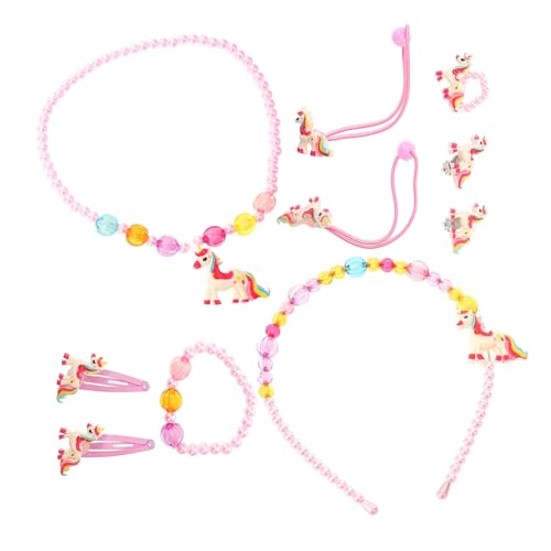 MUCKLILY 1Satz Teiliges Schmuckset mit Armbändern und Haaraccessoires für Kindergeburtstage und Langlebig und Kleine Prinzessinnen von MUCKLILY