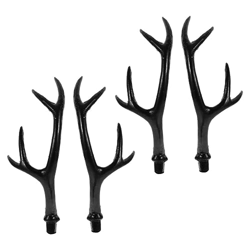 MUCKLILY 2 Paare Halloween Hirschgeweih Stirnband DIY Kopfschmuck Kunststoff Hirschhörner für Damen Karneval Kostüm Party Zubehör MUCKLILY 2 Paare Halloween Hirschgeweih Stirnband DIY Kopfschmuck Kunststoff Hirschhörner für Damen Karneval Kostüm Party Zubehör von MUCKLILY