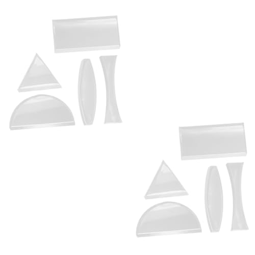 MUCKLILY 2 Sätze Linsenprisma-set Beleuchtetes Display Transparente Optische Linse Prismen Physik Experimente Glaslinsen Für Physikunterricht Objektiv Für Den Physikunterricht 5 Stück * 2 MUCKLILY 2 Sätze Linsenprisma-set Beleuchtetes Display Transparente Optische Linse Prismen Physik Experimente Glaslinsen Für Physikunterricht Objektiv Für Den Physikunterricht 5 Stück * 2 von MUCKLILY