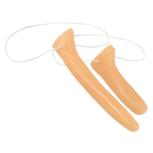 MUCKLILY 2 Stück Holznasenruf Für Männer Halloween Party Dekoration Zirkus Waschbare Requisite LED Falsche Spitze Nase Falsche Lange Nase Für Kostüm Cosplay Gruseliges Zubehör MUCKLILY 2 Stück Holznasenruf Für Männer Halloween Party Dekoration Zirkus Waschbare Requisite LED Falsche Spitze Nase Falsche Lange Nase Für Kostüm Cosplay Gruseliges Zubehör von MUCKLILY