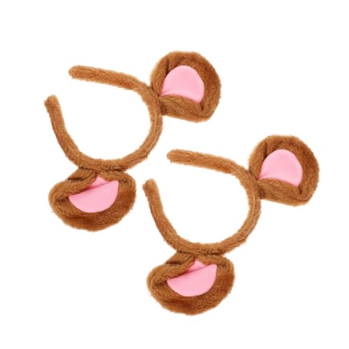 MUCKLILY 2 Stück Kuschelige Mäuseohren Haarreifen Plüsch Tierohren Stirnband für Damen Cosplay Halloween Kostüm Party Accessoire MUCKLILY 2 Stück Kuschelige Mäuseohren Haarreifen Plüsch Tierohren Stirnband für Damen Cosplay Halloween Kostüm Party Accessoire von MUCKLILY