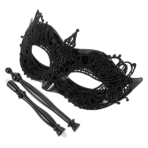 MUCKLILY 2 Stück Maskerade Maske mit Stab Spitzen Handmaske für Damen und Mädchen Karneval Masquerade Party Maske für Halloween Kostüm und Tanzveranstaltungen MUCKLILY 2 Stück Maskerade Maske mit Stab Spitzen Handmaske für Damen und Mädchen Karneval Masquerade Party Maske für Halloween Kostüm und Tanzveranstaltungen von MUCKLILY