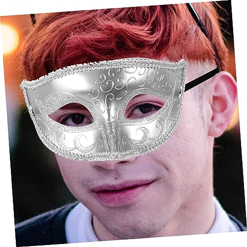 MUCKLILY 2 Stück Metall Maske mit Strassbesatz Verstellbar Unisex Augenmaske für Halloween Kostüm Party und Maskenball Stilvolles Festival Accessoire für Männer und Frauen MUCKLILY 2 Stück Metall Maske mit Strassbesatz Verstellbar Unisex Augenmaske für Halloween Kostüm Party und Maskenball Stilvolles Festival Accessoire für Männer und Frauen von MUCKLILY