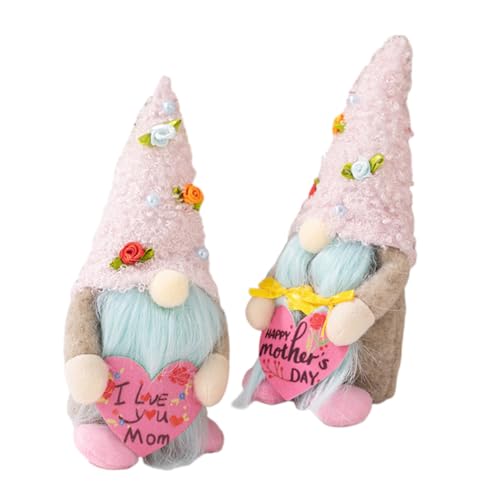MUCKLILY 2 Stück Niedliche Muttertags GNOME Dekoration GNOME Figuren für Muttertag Party Handgefertigte Romantische Geschenkideen für Mütter Ornamente MUCKLILY 2 Stück Niedliche Muttertags GNOME Dekoration GNOME Figuren für Muttertag Party Handgefertigte Romantische Geschenkideen für Mütter Ornamente von MUCKLILY