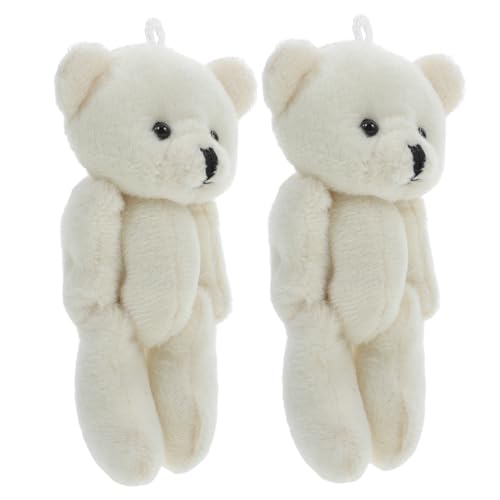 MUCKLILY 2 Stück Puppe Bär Puppe winzige Spielsachen Minibären für die Babyparty Bären-Babyparty-Dekorationen Mini-Bär Stofftier winzig kleine Bären Geburtstags-Minibär Plüsch Beige MUCKLILY 2 Stück Puppe Bär Puppe winzige Spielsachen Minibären für die Babyparty Bären-Babyparty-Dekorationen Mini-Bär Stofftier winzig kleine Bären Geburtstags-Minibär Plüsch Beige von MUCKLILY