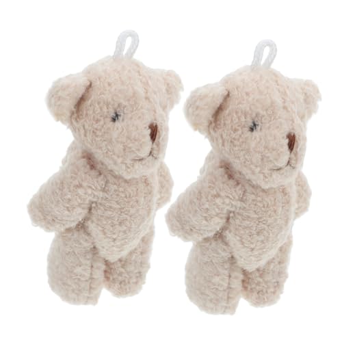 MUCKLILY 2 Stück Puppenhaus Bärenpuppe Kuscheltier Miniatur-Bärenfiguren Miniatur-Plüschbär-Ornament Plüschbären-Dekore Puppenhausangebot Miniatur-Plüschbärenfigur PP Baumwolle Khaki MUCKLILY 2 Stück Puppenhaus Bärenpuppe Kuscheltier Miniatur-Bärenfiguren Miniatur-Plüschbär-Ornament Plüschbären-Dekore Puppenhausangebot Miniatur-Plüschbärenfigur PP Baumwolle Khaki von MUCKLILY
