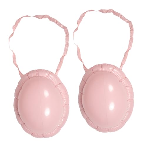 MUCKLILY 2 Stück Teiliges Aufblasbares Künstliches Schwangerschaftsbauch Kostüm Realistisches Prop für Party Theater und Seniorenverkleidung Leicht Tragbar Auffälliges Gipsbauch accessoire von MUCKLILY