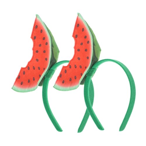 MUCKLILY 2 Stück Teiliges Wassermelonen stirnband aus Filzstoff Sommerliches Haar accessoire für Damen Bequemes Vielseitiges Design für Party Urlaub und Festival Spielerischer Haarschmuck MUCKLILY 2 Stück Teiliges Wassermelonen stirnband aus Filzstoff Sommerliches Haar accessoire für Damen Bequemes Vielseitiges Design für Party Urlaub und Festival Spielerischer Haarschmuck von MUCKLILY