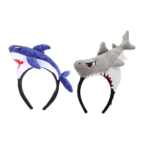 MUCKLILY 2 Stück Tier Stirnbänder Lustige und Krokodil Haarreifen für Erwachsene Perfektes Kostüm Accessoire für Partys und Geburtstagsfeiern von MUCKLILY