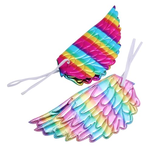 MUCKLILY 2 Stücke Flügel Cosplay Halloween Flügel Kostüm Party Fee Erwachsene Einhorn Mädchen Für MUCKLILY 2 Stücke Flügel Cosplay Halloween Flügel Kostüm Party Fee Erwachsene Einhorn Mädchen Für von MUCKLILY
