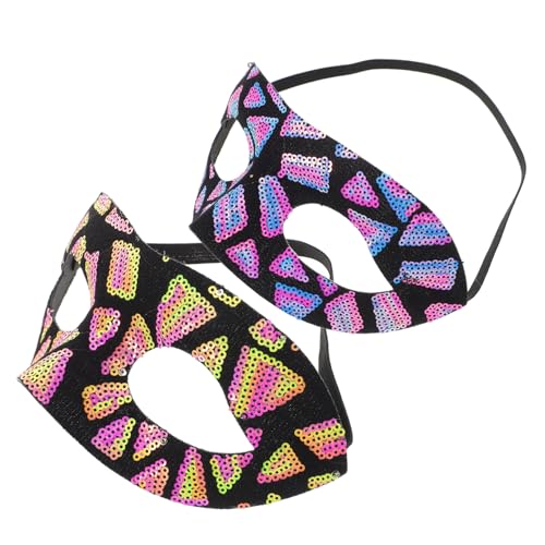 MUCKLILY 2 Stücke Halloween Maskerade Maske Mädchen Frauen Halbe Gesicht Augen Maske Für Dance Cosplay Prop Karneval Show Leistung Zubehör MUCKLILY 2 Stücke Halloween Maskerade Maske Mädchen Frauen Halbe Gesicht Augen Maske Für Dance Cosplay Prop Karneval Show Leistung Zubehör von MUCKLILY