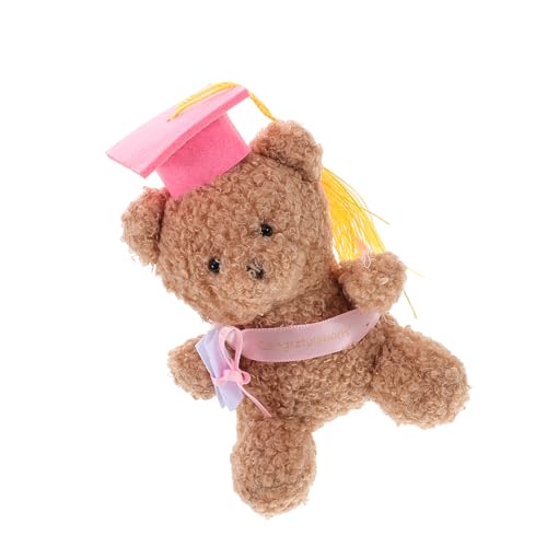 MUCKLILY 2024 Arzthutspielzeug Stofftier Bär für Absolventen Kuscheltier zum Geburtstag Abschlussbär Kanye Abschluss-Stofftier Bär für Freundin Plüsch Rosa MUCKLILY 2024 Arzthutspielzeug Stofftier Bär für Absolventen Kuscheltier zum Geburtstag Abschlussbär Kanye Abschluss-Stofftier Bär für Freundin Plüsch Rosa von MUCKLILY