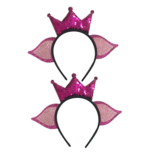 MUCKLILY 2Stücke Dekorative Haarreifen im Zodiac Stil Kronenförmige Stirnbänder für Mädchen und Damen Accessoire für Partys Geburtstagsfeiern und Cosplay Leicht von MUCKLILY
