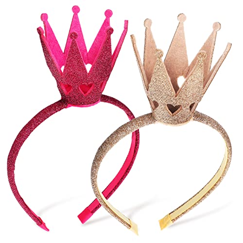 MUCKLILY 2Stücke Kronenstirnbänder für Glitzernde Haarschmuck für Kleinkinder für Geburtstagsfeiern Partys Cosplay und Besondere Anlässe Bequem und Leicht MUCKLILY 2Stücke Kronenstirnbänder für Glitzernde Haarschmuck für Kleinkinder für Geburtstagsfeiern Partys Cosplay und Besondere Anlässe Bequem und Leicht von MUCKLILY