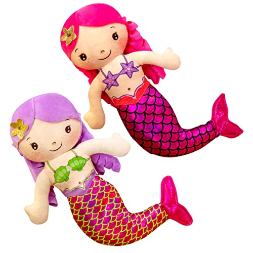 MUCKLILY 2Stücke Meerjungfrau Puppen Meerjungfrau für Geschenkidee für Leicht und Kuschelig Schlafzimmer und Spielzimmer MUCKLILY 2Stücke Meerjungfrau Puppen Meerjungfrau für Geschenkidee für Leicht und Kuschelig Schlafzimmer und Spielzimmer von MUCKLILY