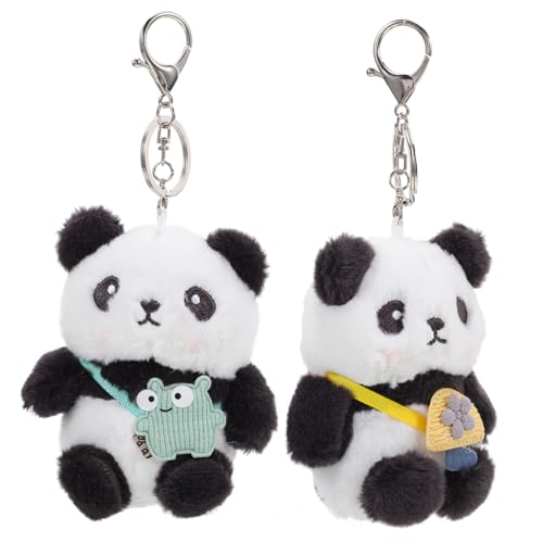 MUCKLILY 2Stücke Plüsch Panda Schlüsselanhänger Gefüllte Stofftier Anhänger für Taschen Dekoration Süßes Design für Rucksäcke und Handtaschen Vielseitig Einsetzbar für Feiern MUCKLILY 2Stücke Plüsch Panda Schlüsselanhänger Gefüllte Stofftier Anhänger für Taschen Dekoration Süßes Design für Rucksäcke und Handtaschen Vielseitig Einsetzbar für Feiern von MUCKLILY