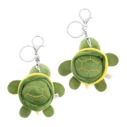 MUCKLILY 2 Stück Plüsch Schildkröte Schlüsselanhänger Flauschiges Taschen Hängeornament für Kinder und Mädchen Niedliches Schlüsselring für Rucksäcke und Handtaschen MUCKLILY 2 Stück Plüsch Schildkröte Schlüsselanhänger Flauschiges Taschen Hängeornament für Kinder und Mädchen Niedliches Schlüsselring für Rucksäcke und Handtaschen von MUCKLILY