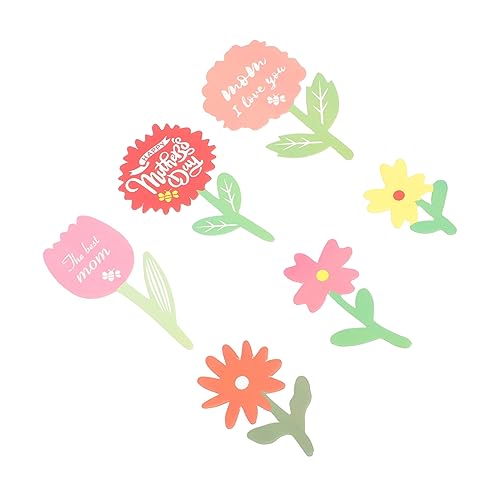 MUCKLILY 3 Sätze Muttertag Tortenstecker Dekorationen Für Muttertag Kuchen Cupcakes Für Party Events Sicher Verleiht Festlichem Flair 60 Stück * 3 von MUCKLILY