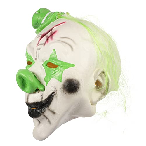 MUCKLILY 3st Halloween-clown-maske Halloween Party Halloween-kostüm Für Erwachsene Maskenball Maske Clownsgesicht Partymasken Halloween-clown-gesichtsabdeckung Emulsion Lieferungen Cosplay von MUCKLILY