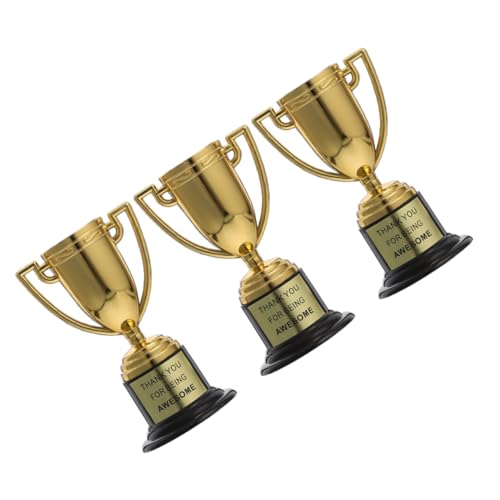 MUCKLILY 3 Stück Kleine Trophäe Preise Für Für Einen Kindersportwettbewerb Trophäen Für Erwachsene Mini-medaillen Trophäenbecher Für Kinderparty Golden Plastik Wiederverwendbar MUCKLILY 3 Stück Kleine Trophäe Preise Für Für Einen Kindersportwettbewerb Trophäen Für Erwachsene Mini-medaillen Trophäenbecher Für Kinderparty Golden Plastik Wiederverwendbar von MUCKLILY