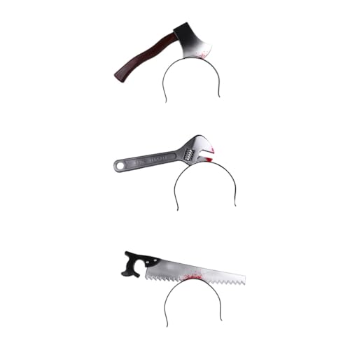 MUCKLILY 3 Stück Teiliges Halloween Haarschmuck mit Blutigen Kopf-accessoires Lustige Party-trick Haarreifen Leichtes Bequemes Grusel-deko für Halloween Kostüm und Fasching MUCKLILY 3 Stück Teiliges Halloween Haarschmuck mit Blutigen Kopf-accessoires Lustige Party-trick Haarreifen Leichtes Bequemes Grusel-deko für Halloween Kostüm und Fasching von MUCKLILY