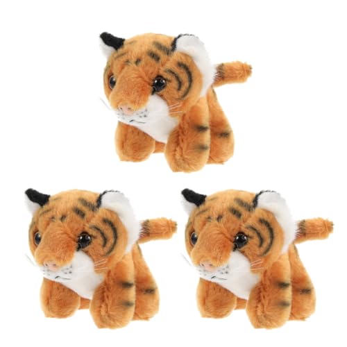 MUCKLILY 3 Stück Teiliges Plüsch Tiger Schlüsselanhänger Set Weicher Kuscheltier Anhänger Leicht und Tragbar als Geburtstags mitgebsel und Taschen accessoire für Rucksäcke und Schlüssel MUCKLILY 3 Stück Teiliges Plüsch Tiger Schlüsselanhänger Set Weicher Kuscheltier Anhänger Leicht und Tragbar als Geburtstags mitgebsel und Taschen accessoire für Rucksäcke und Schlüssel von MUCKLILY