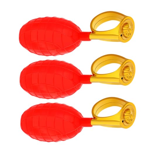 MUCKLILY 3 Stück Wassersprühring für die ganze Person Wasserstreichspielzeug Wassersquirtspielzeug Wassersprühring- knifflige Streichspielzeuge Plastik rot MUCKLILY 3 Stück Wassersprühring für die ganze Person Wasserstreichspielzeug Wassersquirtspielzeug Wassersprühring- knifflige Streichspielzeuge Plastik rot von MUCKLILY