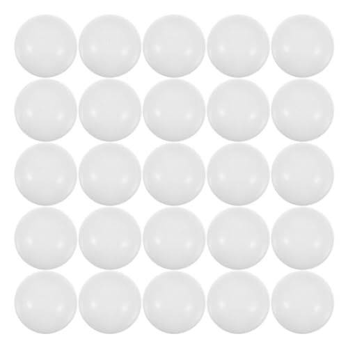 MUCKLILY 30 Stück Runde Automatenkapseln 4 cm Kleine Lotteriekugeln Bingo-Tombola-Zeichnungskugeln Hohle Zu Öffnende Kunststoffkugeln Weiße Kaugummikugeln Leere Kugeln Zum Befüllen Von von MUCKLILY