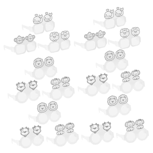 MUCKLILY 30Stücke DIY Graffiti Brille Papierbrillen für Kindergeburtstage Karneval Schulpartys Individuell Gestaltbar für Kreative Bastelaktionen MUCKLILY 30Stücke DIY Graffiti Brille Papierbrillen für Kindergeburtstage Karneval Schulpartys Individuell Gestaltbar für Kreative Bastelaktionen von MUCKLILY