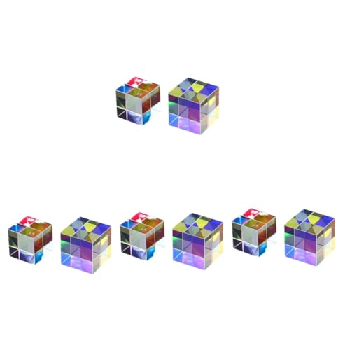 MUCKLILY 4 Sätze Prisma Physik Tisch Dekoration Lehre Optische Demonstration Prop Physik Lehre Optische Instrument Lehre Prop Desktop Schmücken Desktop Ornament Spiegel 2 Stück * 4 von MUCKLILY