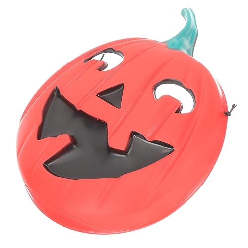 MUCKLILY 4 Stück Halloween-Maske Halloween-Kürbismaske Halloween-Geist-Gesichtsmaske gruselige Maske geschenk schreckliche Kürbismaske Lächeln Kürbismaske Mode Requisiten Zubehör Plastik von MUCKLILY