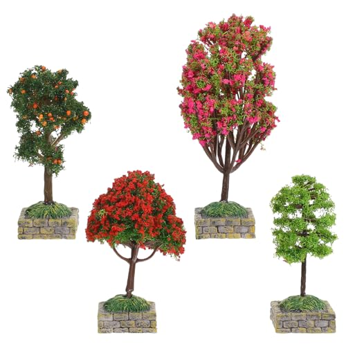 MUCKLILY 4 Stück Puppenhaus -simulationsbaum Miniaturbäume Minibäume Zum Basteln Kleine Bäume Zum Basteln Modellbäume Miniaturbaummodell Kleine Gartenbäume Baumfigur Plastik MUCKLILY 4 Stück Puppenhaus -simulationsbaum Miniaturbäume Minibäume Zum Basteln Kleine Bäume Zum Basteln Modellbäume Miniaturbaummodell Kleine Gartenbäume Baumfigur Plastik von MUCKLILY