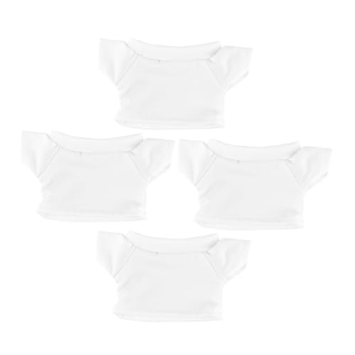 MUCKLILY 4 Stück Teiliges T Shirt aus Weiche und Kleidung für Plüschbären Bequem für Große Füllpuppen für Dekoration und Spielzeugpflege MUCKLILY 4 Stück Teiliges T Shirt aus Weiche und Kleidung für Plüschbären Bequem für Große Füllpuppen für Dekoration und Spielzeugpflege von MUCKLILY