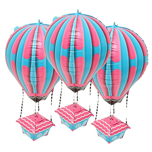 MUCKLILY 4Stücke Heißluftballon Dekoration Aluminium Folienballons für Kindergeburtstag Shower und Hochzeiten für Festliche Anlässe MUCKLILY 4Stücke Heißluftballon Dekoration Aluminium Folienballons für Kindergeburtstag Shower und Hochzeiten für Festliche Anlässe von MUCKLILY