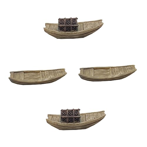 MUCKLILY 4Stücke Teiliges Boot Modell DIY Mikro Landschaft aus Hochwertigen Materialien Modellbegeisterte und Kreative Bastler MUCKLILY 4Stücke Teiliges Boot Modell DIY Mikro Landschaft aus Hochwertigen Materialien Modellbegeisterte und Kreative Bastler von MUCKLILY