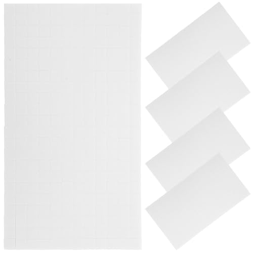 MUCKLILY 5 Blatt Schaumstoffpunkte Quadrate Doppelt Klebende Schaumstoffhalterung Für Scrapbook-DIY-Bastelarbeiten Bürobedarf von MUCKLILY