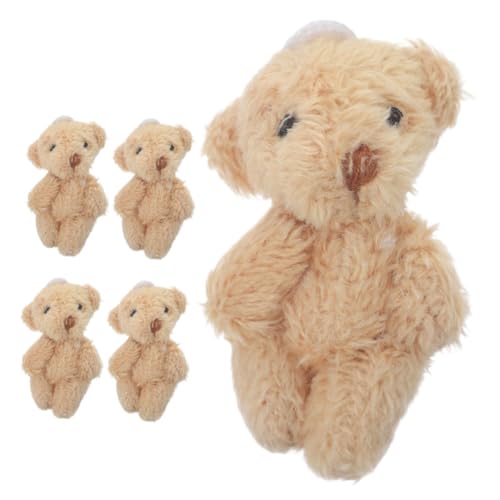 MUCKLILY 5 Stück Bär Schlüsselanhänger Winziger Bär Miniatur-kuscheltiere Minibär Kleiner Bär Mini-stoffbären Ausgestopfter Bär Taschenbär Partygeschenke Tragen Kleine Bären Plüsch Khaki MUCKLILY 5 Stück Bär Schlüsselanhänger Winziger Bär Miniatur-kuscheltiere Minibär Kleiner Bär Mini-stoffbären Ausgestopfter Bär Taschenbär Partygeschenke Tragen Kleine Bären Plüsch Khaki von MUCKLILY