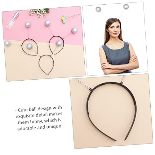 MUCKLILY 5 Stück Teiliges Dekorativer Haarreifen mit Süßen Kreativen Schaumstoffbällen Langlebiger Haarschmuck für Karneval Kostümparty Weihnachten und Cosplay Einzigartiges Design für von MUCKLILY