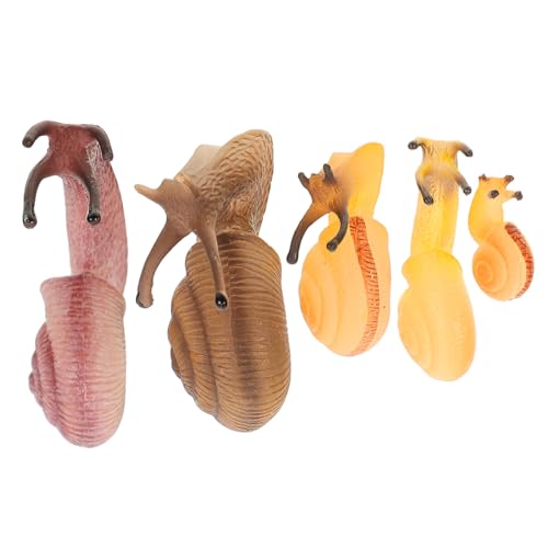 MUCKLILY 5Stücke Teiliges Realistische Simulationsschnecken Figuren für Dekorative Schneckenmodelle für Garten und Pädagogisches Tiermodell MUCKLILY 5Stücke Teiliges Realistische Simulationsschnecken Figuren für Dekorative Schneckenmodelle für Garten und Pädagogisches Tiermodell von MUCKLILY