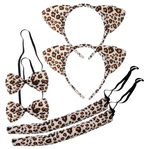 MUCKLILY 6 Stück Haarreif Fliege und im Leopardenlook Tierkostüm für Karneval Halloween und Partys für Erwachsene MUCKLILY 6 Stück Haarreif Fliege und im Leopardenlook Tierkostüm für Karneval Halloween und Partys für Erwachsene von MUCKLILY