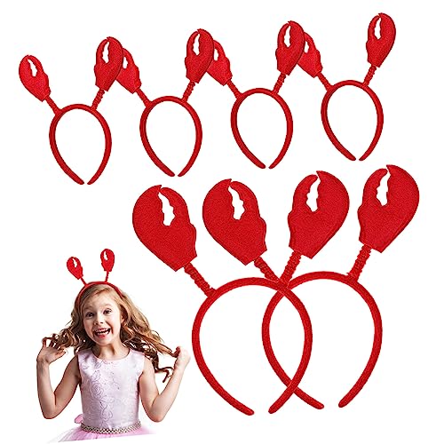 MUCKLILY 6Stücke Teiliges Stirnband für Erwachsene Lustige Hummer Kopfbedeckung für Cosplay Partys und Meeresfrüchte Feiern für Familie MUCKLILY 6Stücke Teiliges Stirnband für Erwachsene Lustige Hummer Kopfbedeckung für Cosplay Partys und Meeresfrüchte Feiern für Familie von MUCKLILY