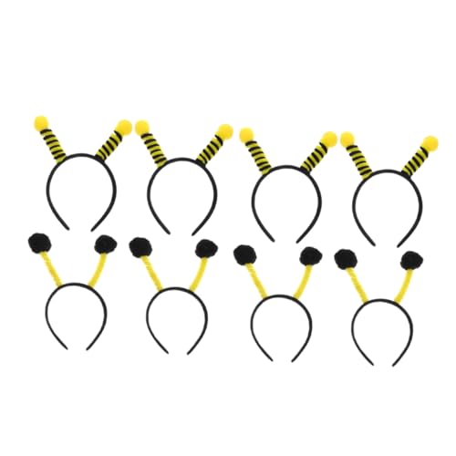 MUCKLILY 8 Stück Teiliges Bienen antennen haarband Passende Party haarreifen mit Gelb schwarzen Fühlern Dekoratives Insekten kostümzubehör für Damen und Mädchen für Cosplay und Mottopartys MUCKLILY 8 Stück Teiliges Bienen antennen haarband Passende Party haarreifen mit Gelb schwarzen Fühlern Dekoratives Insekten kostümzubehör für Damen und Mädchen für Cosplay und Mottopartys von MUCKLILY