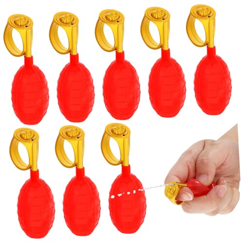 MUCKLILY 8 Stück Teiliges Lustiges Wasserspritzring Tragbares Sommerspielzeug Sicherer und Rutschfester Wassersprüh Ring Trickspielzeug für Erwachsene für Aprilscherz und Poolspaß MUCKLILY 8 Stück Teiliges Lustiges Wasserspritzring Tragbares Sommerspielzeug Sicherer und Rutschfester Wassersprüh Ring Trickspielzeug für Erwachsene für Aprilscherz und Poolspaß von MUCKLILY