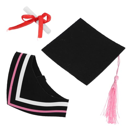 MUCKLILY Abschlussbär-Outfit Grad-Hut- Graduiertenmütze Plüschtier Absolventenhut, Tierspielzeug Plüschtier mit Abschlusskappe Abschlusskleidung Kuscheltier Mütze Stoff Rosa MUCKLILY Abschlussbär-Outfit Grad-Hut- Graduiertenmütze Plüschtier Absolventenhut, Tierspielzeug Plüschtier mit Abschlusskappe Abschlusskleidung Kuscheltier Mütze Stoff Rosa von MUCKLILY