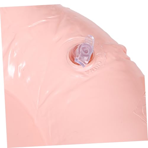 MUCKLILY Aufblasbarer PVC Fake Bauch für Cosplay und Santa Kostüm Unisex Leichter Party Bauch für Schwangerschaftssimulation Robust und Tragbar für Halloween und Weihnachtsfeiern von MUCKLILY