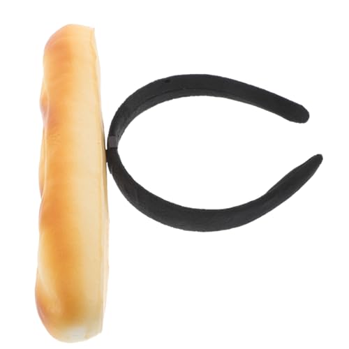 MUCKLILY Brot Stirnband Baguette Design Leichtes Rutschfestes Haarband für Frauen Spa Geburtstag Make Up Fotoshooting Festliche Anlässe von MUCKLILY